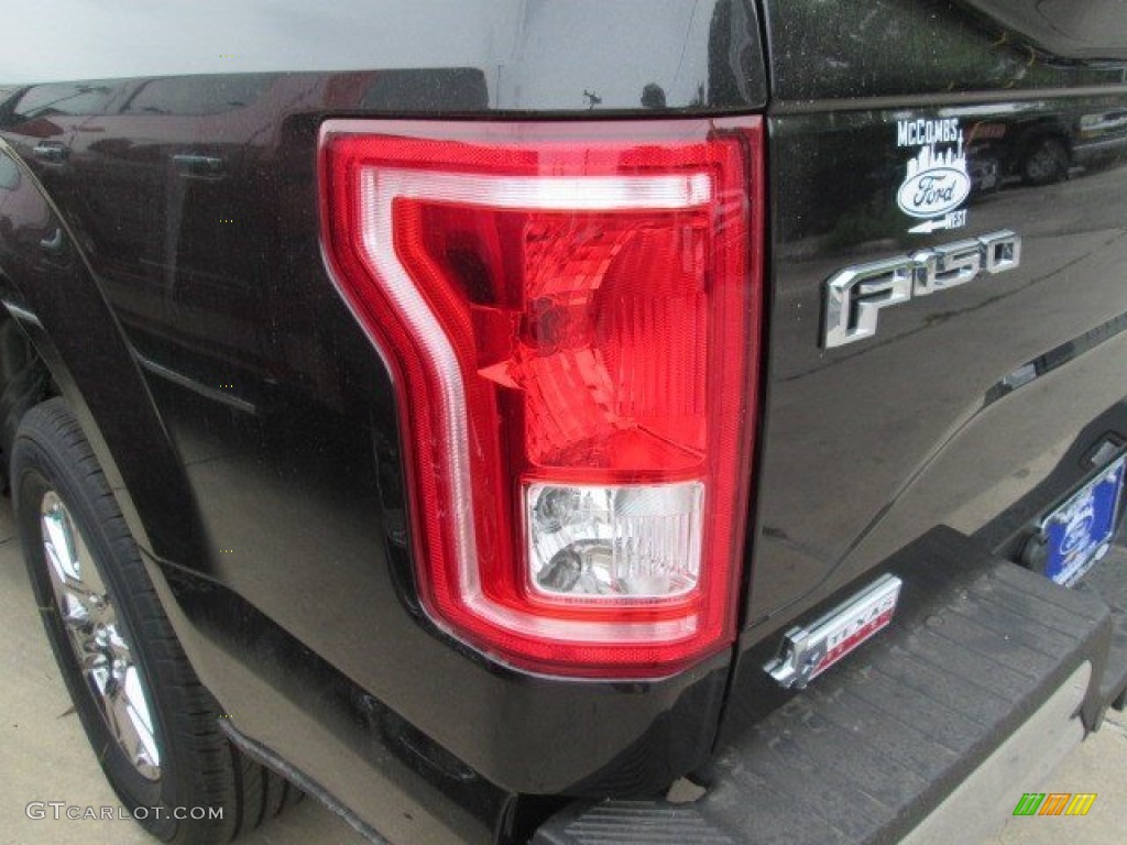 2015 F150 XLT SuperCrew - Tuxedo Black Metallic / Medium Earth Gray photo #17