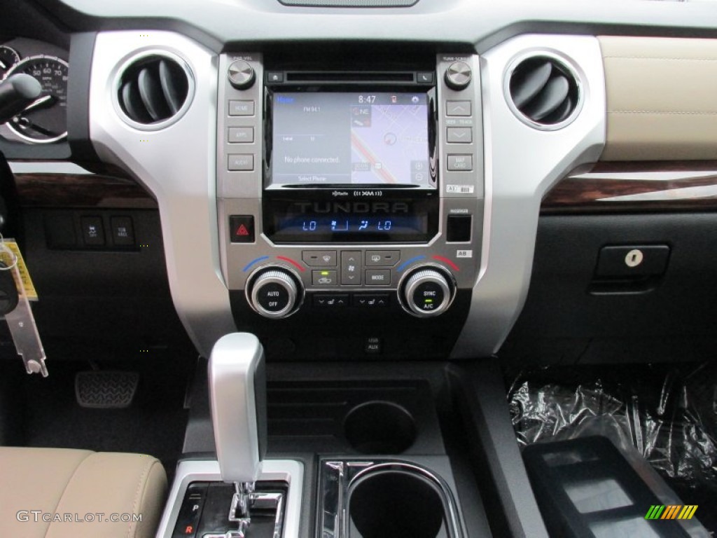2015 Tundra Limited CrewMax - Attitude Black Metallic / Sand Beige photo #26