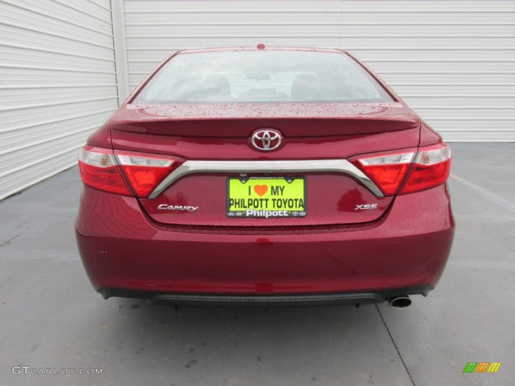 2015 Camry XSE - Ruby Flare Pearl / Black photo #5
