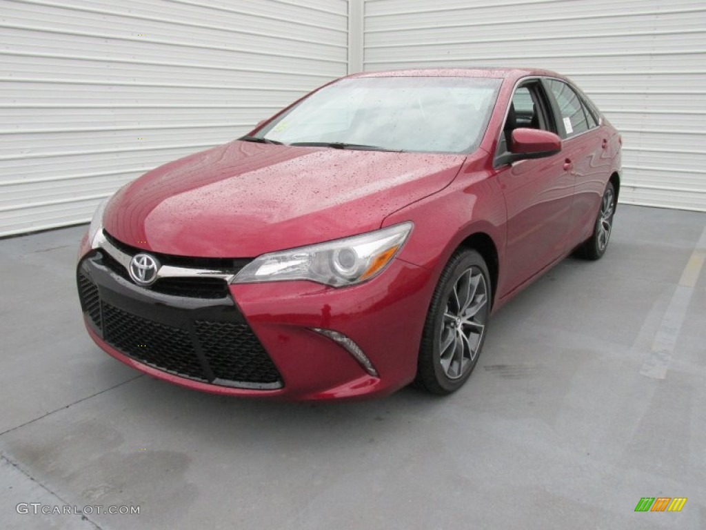 2015 Camry XSE - Ruby Flare Pearl / Black photo #7