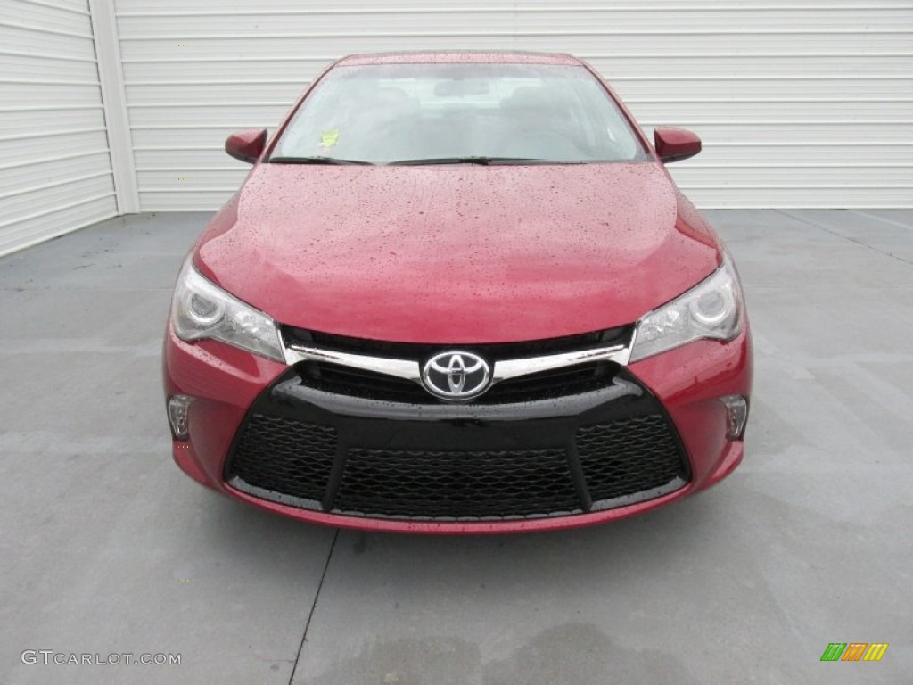 2015 Camry XSE - Ruby Flare Pearl / Black photo #8