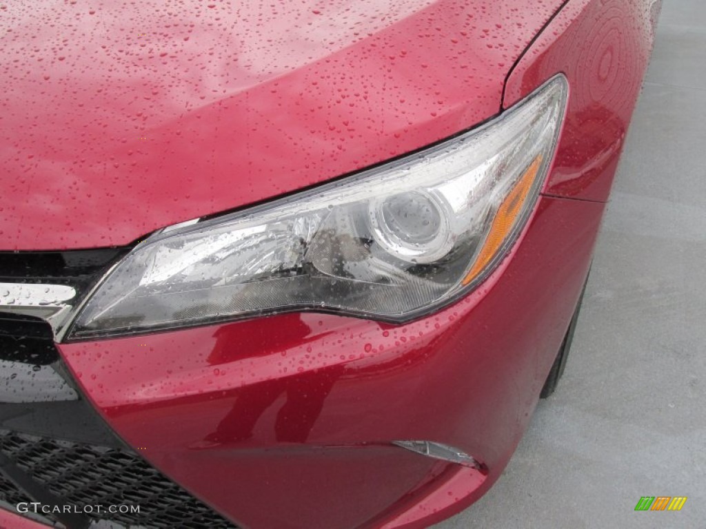 2015 Camry XSE - Ruby Flare Pearl / Black photo #9