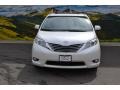 2015 Blizzard White Pearl Toyota Sienna XLE AWD  photo #2