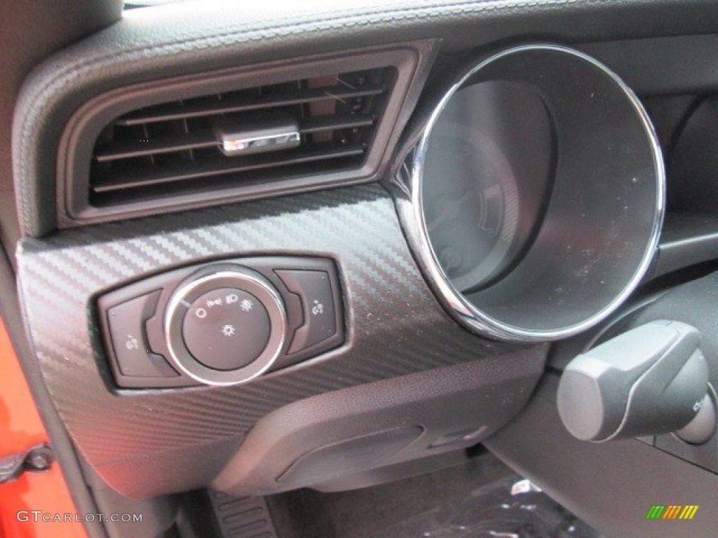 2015 Mustang V6 Coupe - Competition Orange / Ebony photo #45