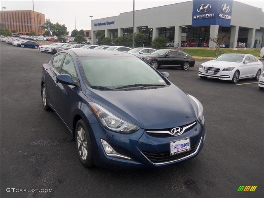 2016 Elantra SE - Blue / Beige photo #1