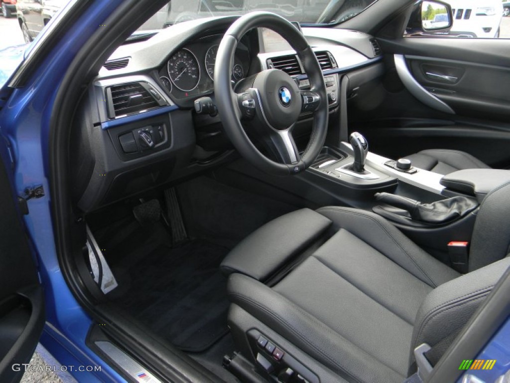 2014 3 Series 335i xDrive Sedan - Estoril Blue / Oyster/Black photo #14