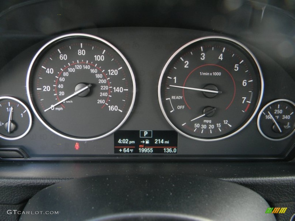 2014 3 Series 335i xDrive Sedan - Estoril Blue / Oyster/Black photo #18