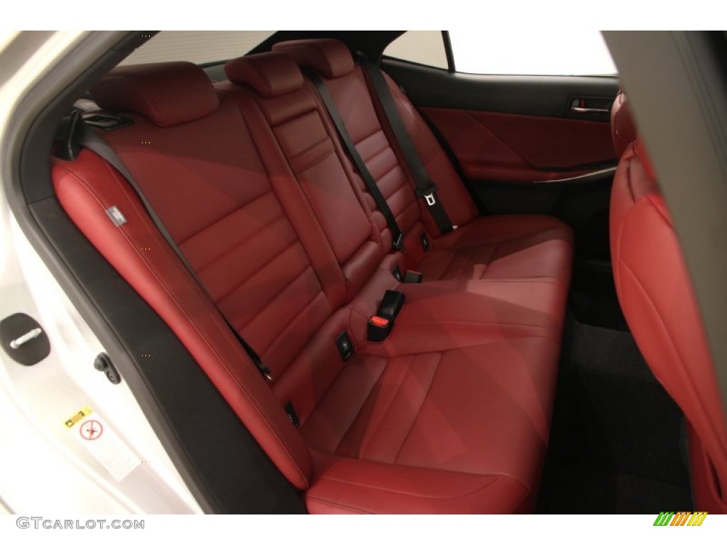 2015 Lexus IS 250 F Sport AWD Rear Seat Photo #103914530