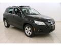 Deep Black Metallic 2010 Volkswagen Tiguan Wolfsburg Edition 4Motion