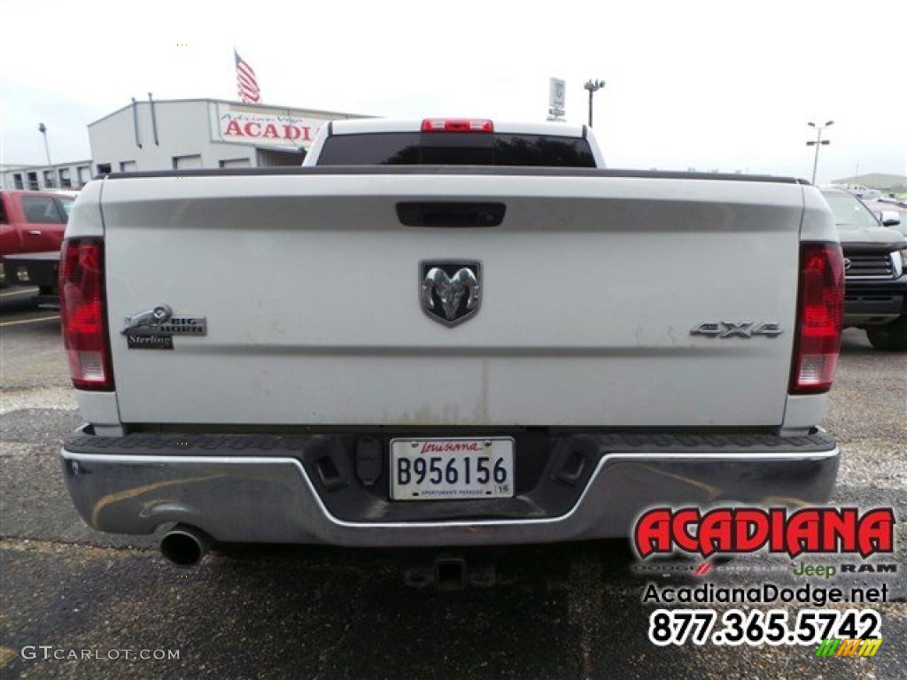 2012 Ram 1500 Outdoorsman Crew Cab 4x4 - Bright White / Light Pebble Beige/Bark Brown photo #6