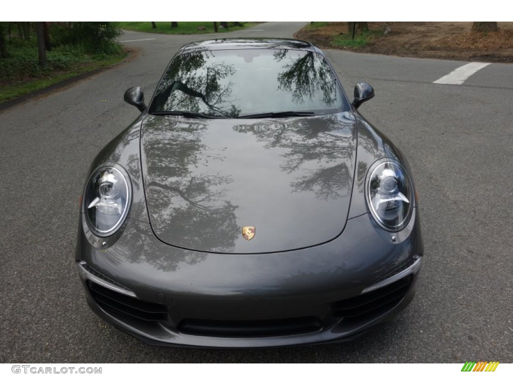 2013 911 Carrera 4S Coupe - Agate Grey Metallic / Black photo #2