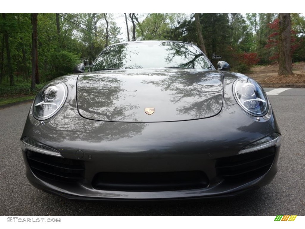 2013 911 Carrera 4S Coupe - Agate Grey Metallic / Black photo #3
