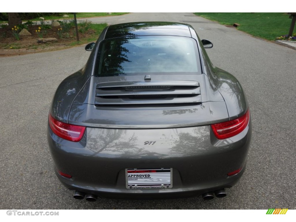 2013 911 Carrera 4S Coupe - Agate Grey Metallic / Black photo #7