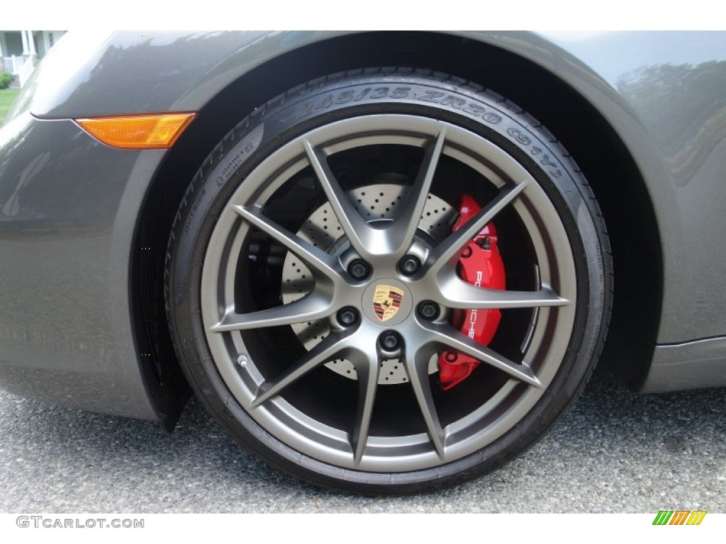 2013 911 Carrera 4S Coupe - Agate Grey Metallic / Black photo #11