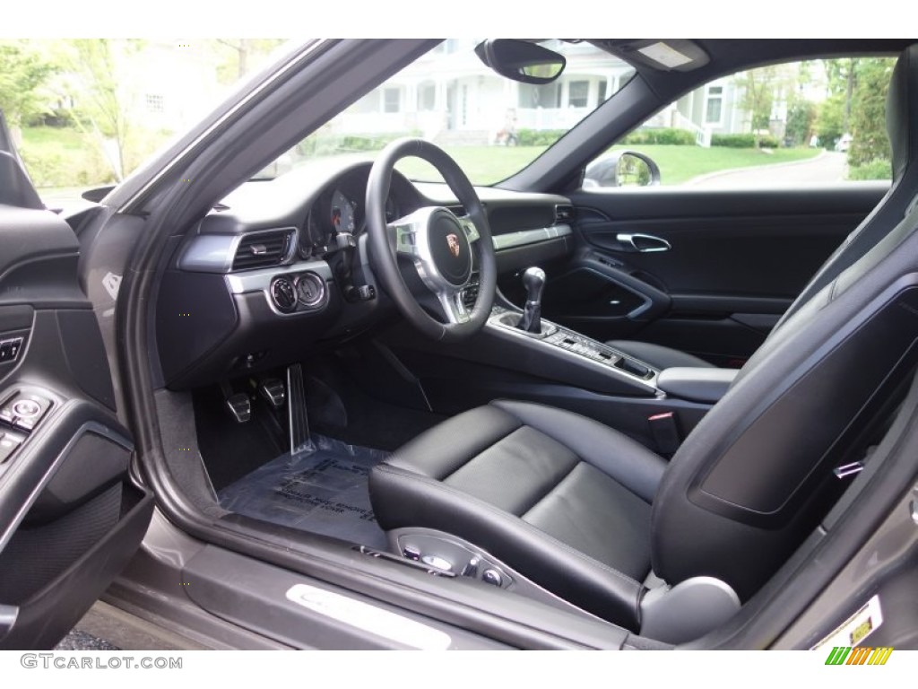 2013 911 Carrera 4S Coupe - Agate Grey Metallic / Black photo #13