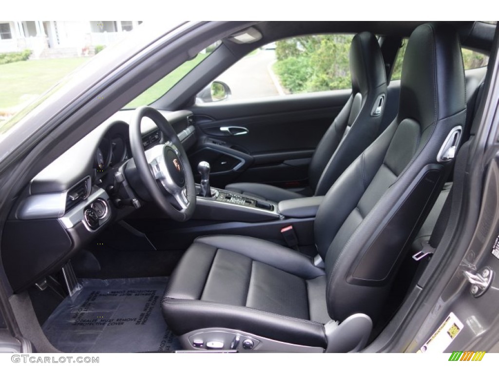 2013 911 Carrera 4S Coupe - Agate Grey Metallic / Black photo #15