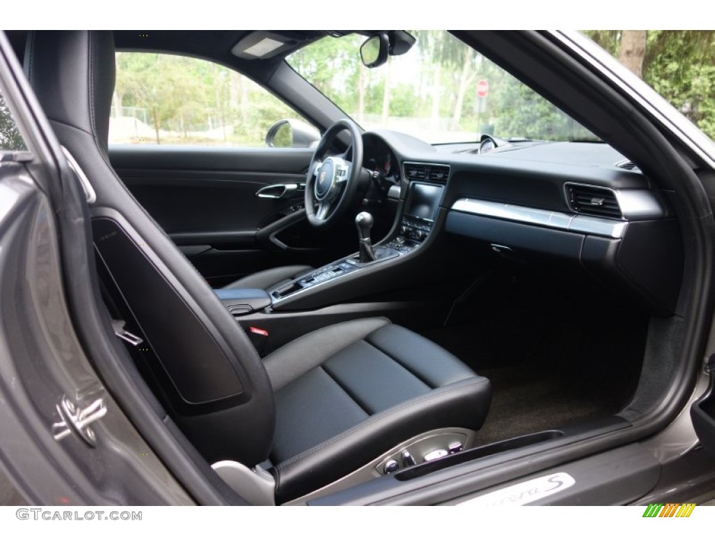 2013 911 Carrera 4S Coupe - Agate Grey Metallic / Black photo #16