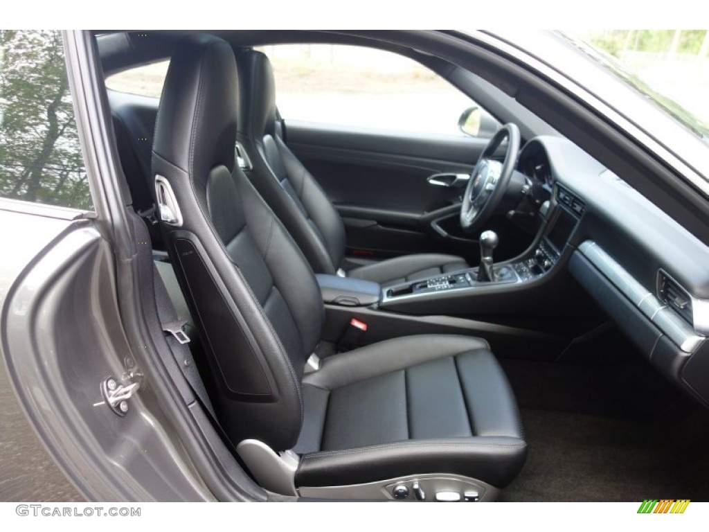 2013 911 Carrera 4S Coupe - Agate Grey Metallic / Black photo #17