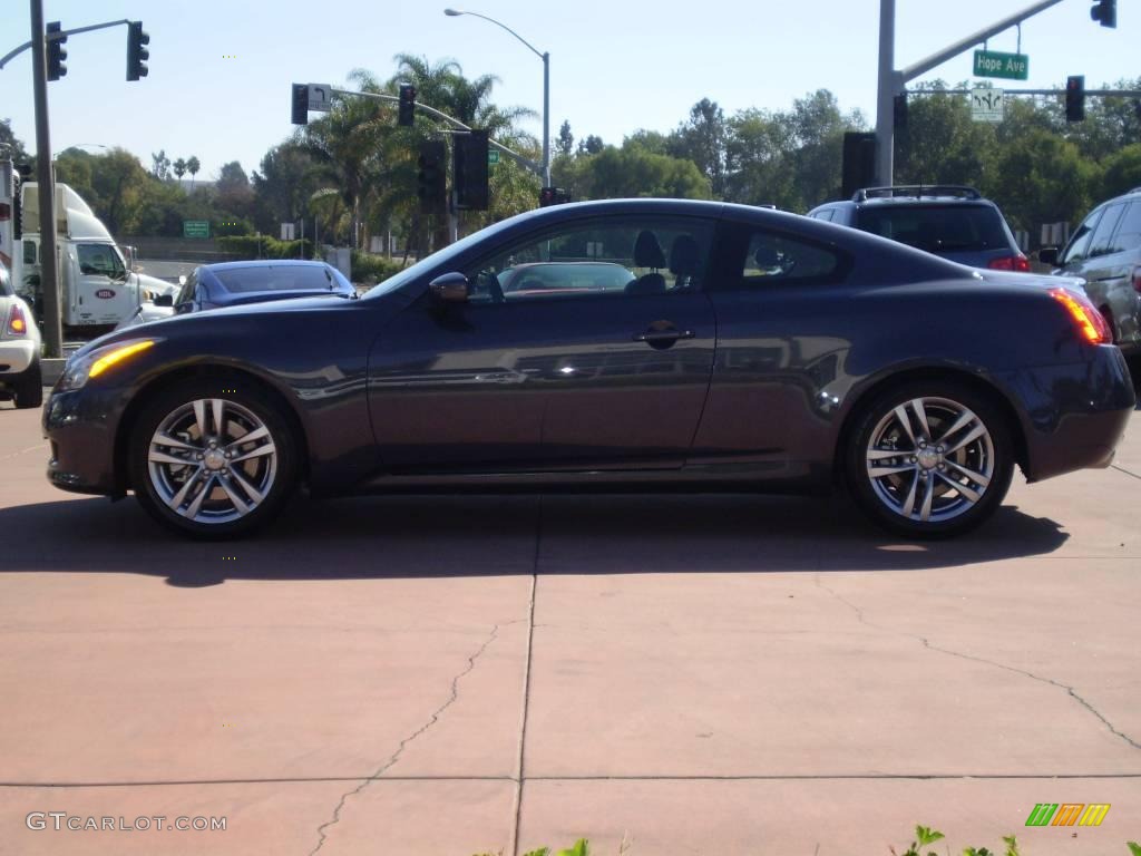 2008 G 37 Journey Coupe - Blue Slate Metallic / Graphite photo #4