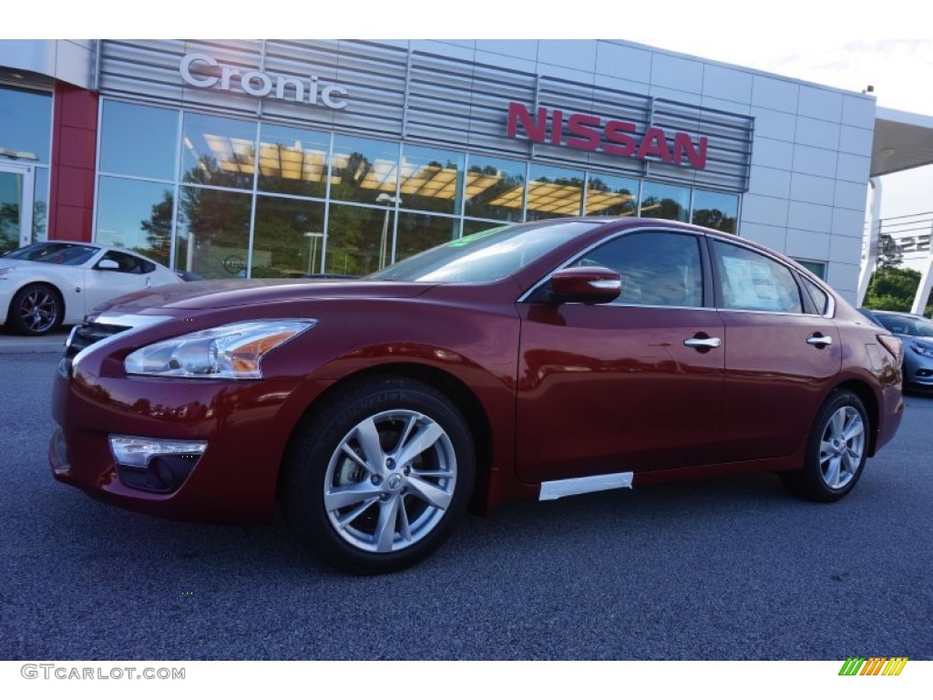 2015 Altima 2.5 SV - Cayenne Red / Charcoal photo #1