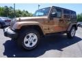 2015 Copper Brown Pearl Jeep Wrangler Unlimited Sahara 4x4  photo #3