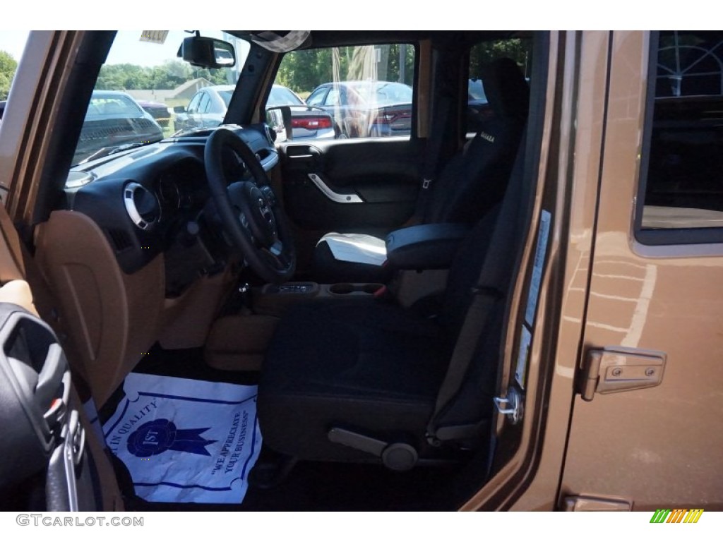 2015 Wrangler Unlimited Sahara 4x4 - Copper Brown Pearl / Black/Dark Saddle photo #9