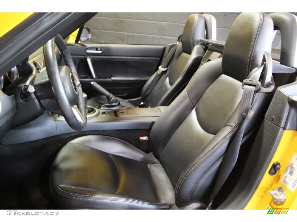 2009 MX-5 Miata Grand Touring Roadster - Competition Yellow / Black photo #19