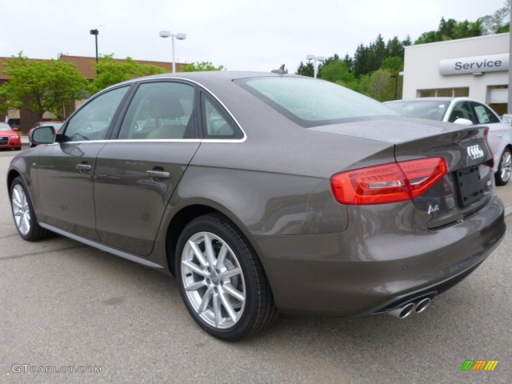 2015 A4 2.0T Premium Plus quattro - Dakota Gray Metallic / Beige/Black photo #2