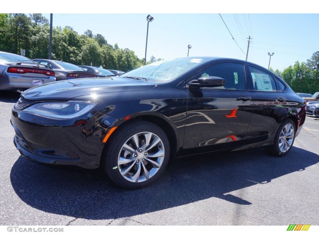2015 chrysler 200 s black