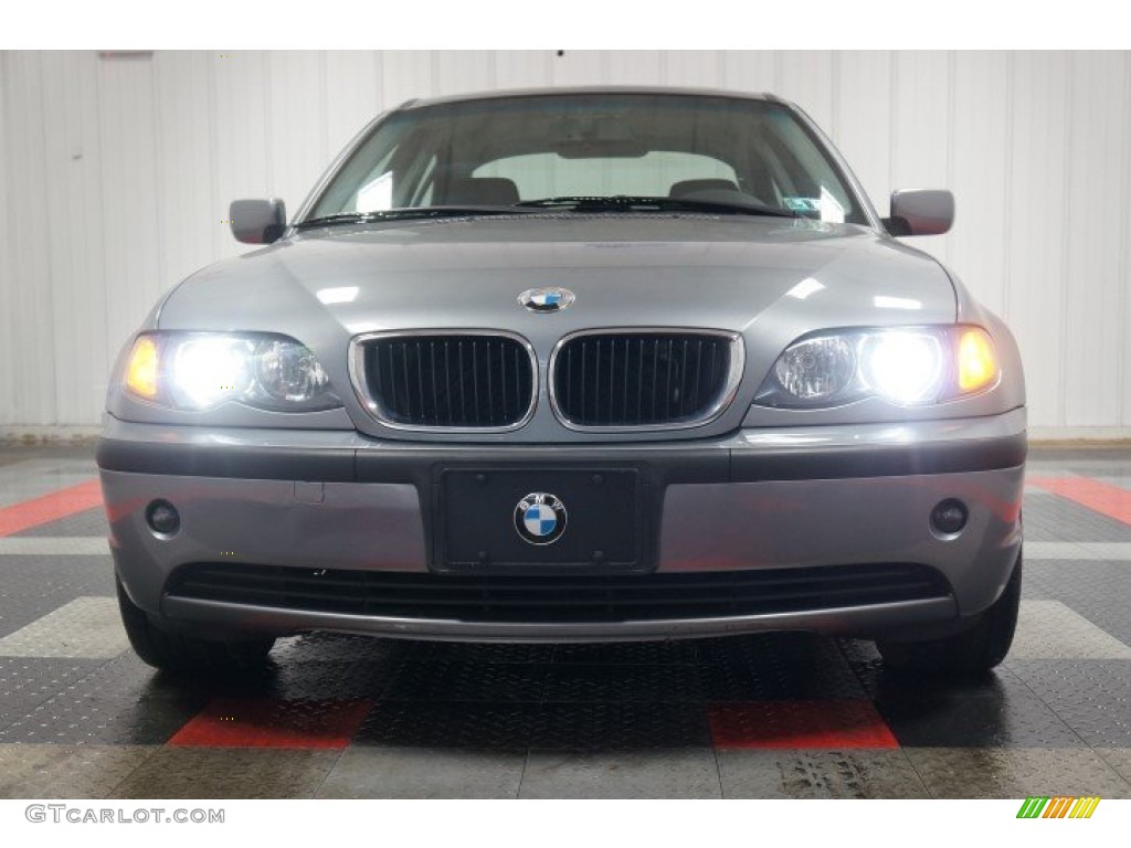 2003 3 Series 325xi Sedan - Titanium Silver Metallic / Black photo #4