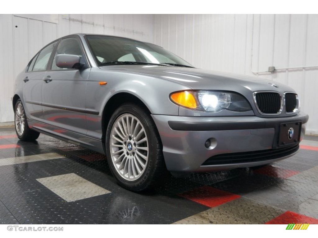2003 3 Series 325xi Sedan - Titanium Silver Metallic / Black photo #5