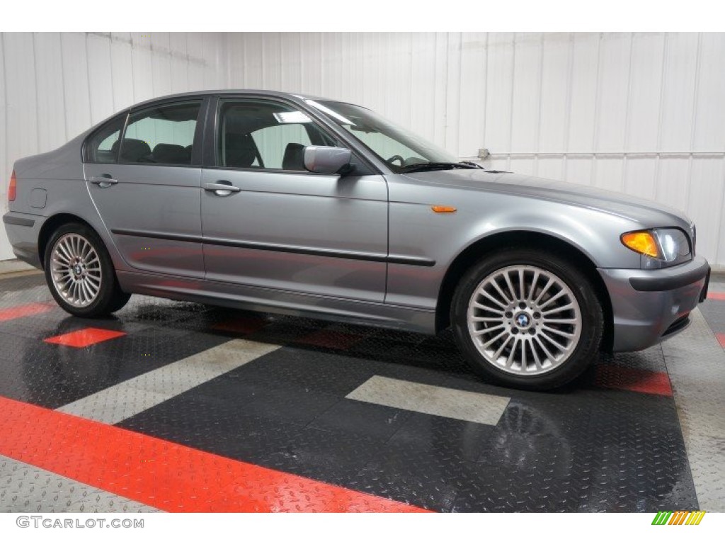 2003 3 Series 325xi Sedan - Titanium Silver Metallic / Black photo #6