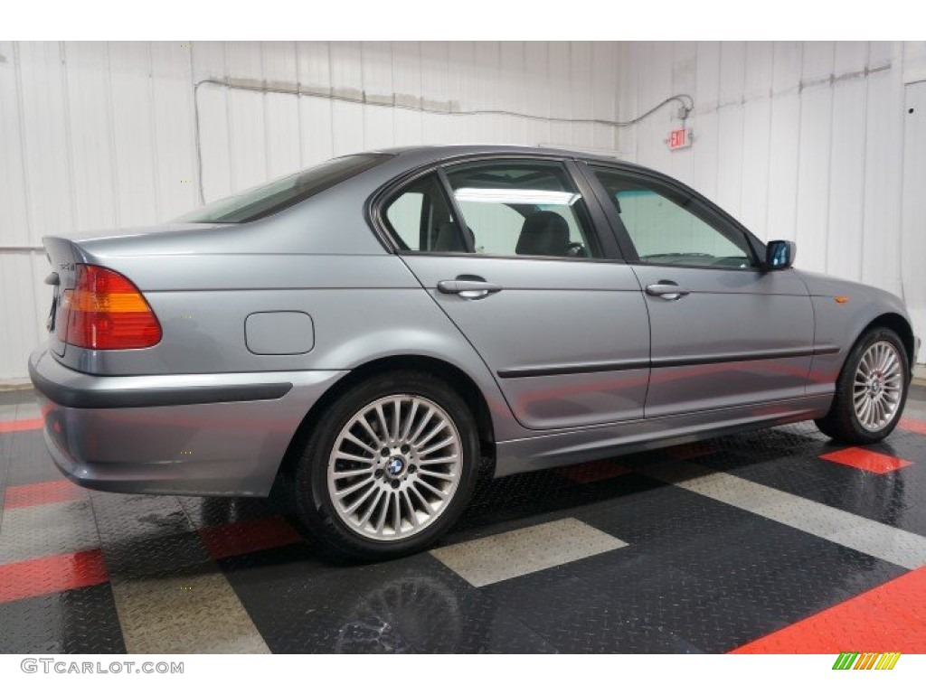2003 3 Series 325xi Sedan - Titanium Silver Metallic / Black photo #7