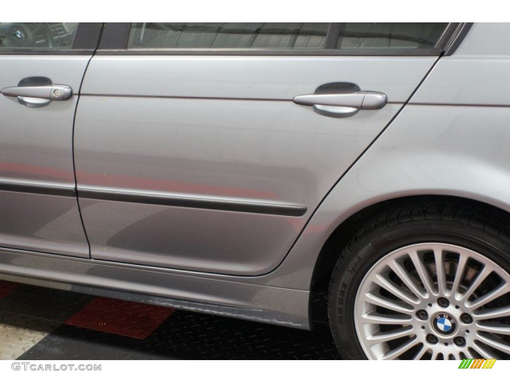 2003 3 Series 325xi Sedan - Titanium Silver Metallic / Black photo #58