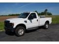 2008 Oxford White Ford F250 Super Duty XL Regular Cab 4x4  photo #2