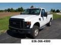 Oxford White - F250 Super Duty XL Regular Cab 4x4 Photo No. 3