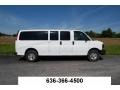 Summit White - Express LS 3500 Passenger Van Photo No. 3