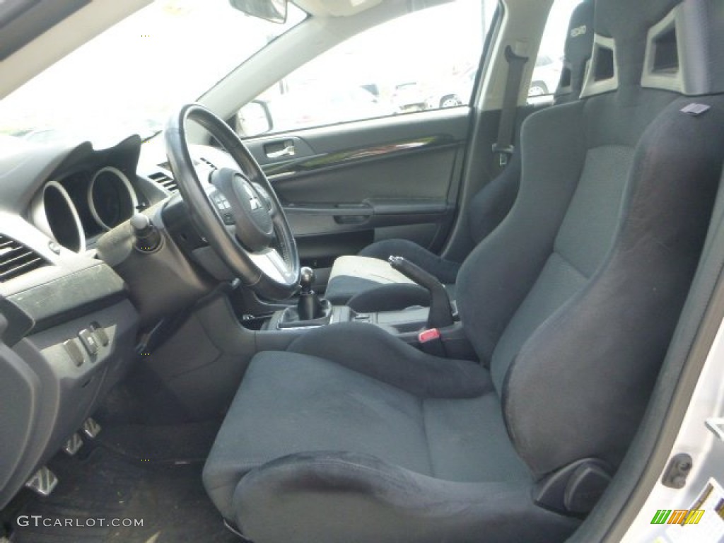 2012 Mitsubishi Lancer Evolution GSR Interior Color Photos