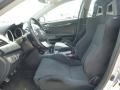 Black Recaro 2012 Mitsubishi Lancer Evolution GSR Interior Color