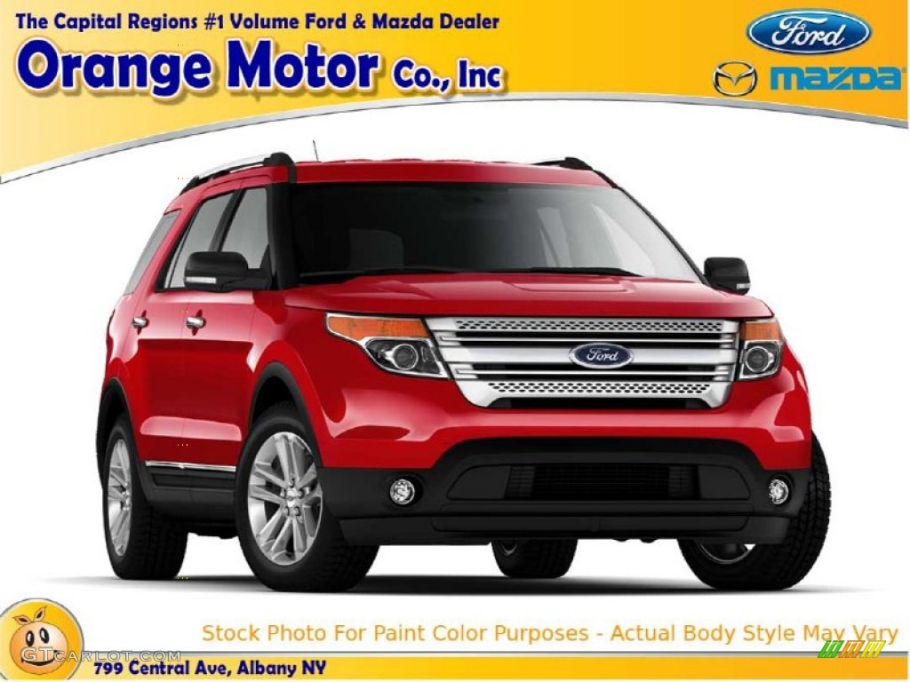 2015 Explorer XLT 4WD - Ruby Red / Charcoal Black photo #1
