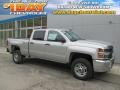 Silver Ice Metallic - Silverado 2500HD WT Crew Cab 4x4 Photo No. 1