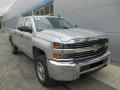 Silver Ice Metallic - Silverado 2500HD WT Crew Cab 4x4 Photo No. 11