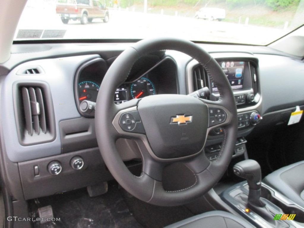 2015 Colorado Z71 Extended Cab 4WD - Black / Jet Black photo #14