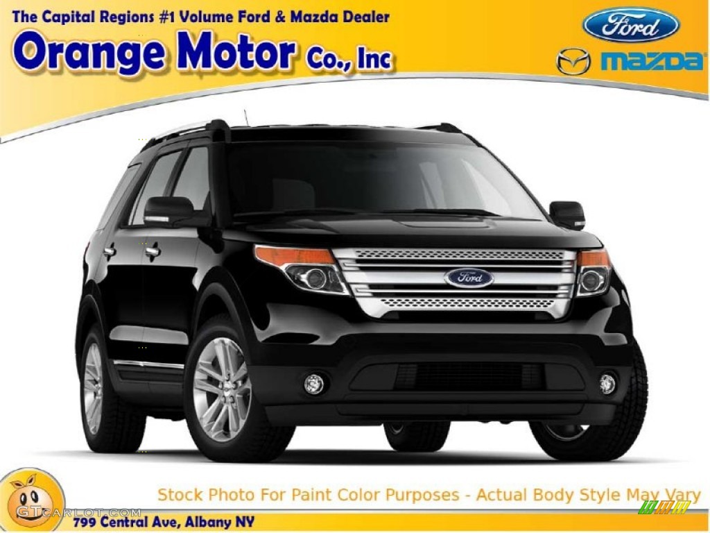 2015 Explorer XLT 4WD - Tuxedo Black / Charcoal Black photo #1