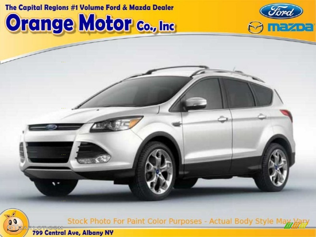 2015 Escape SE 4WD - White Platinum Metallic Tri-Coat / Charcoal Black photo #1