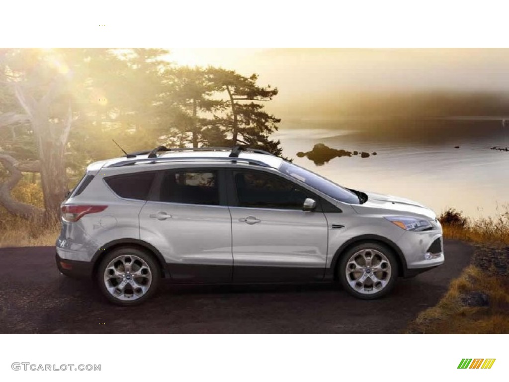 2015 Escape SE 4WD - White Platinum Metallic Tri-Coat / Charcoal Black photo #14