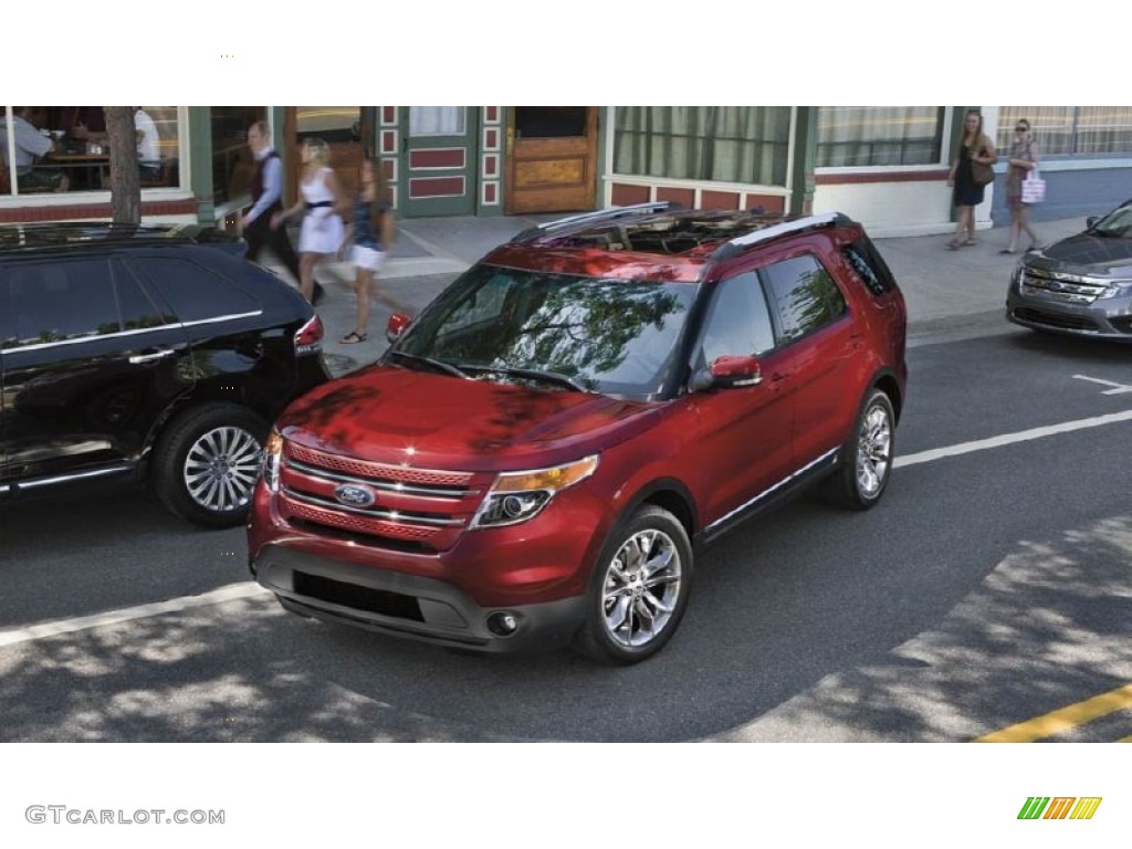 2015 Explorer 4WD - Oxford White / Medium Light Stone photo #6