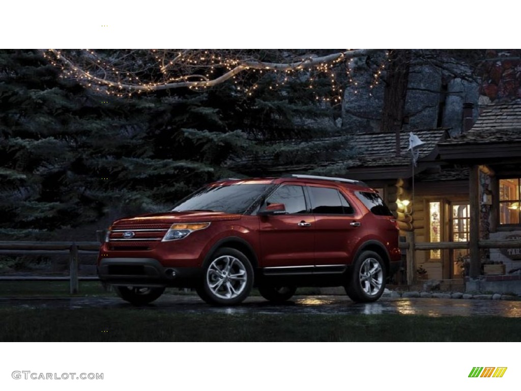 2015 Explorer 4WD - Oxford White / Medium Light Stone photo #8