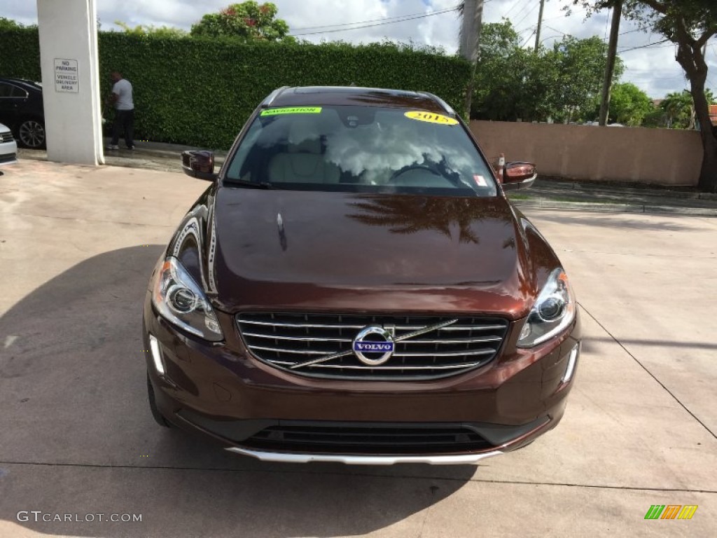 2015 XC60 T5 Drive-E - Rich Java Metallic / Soft Beige photo #8