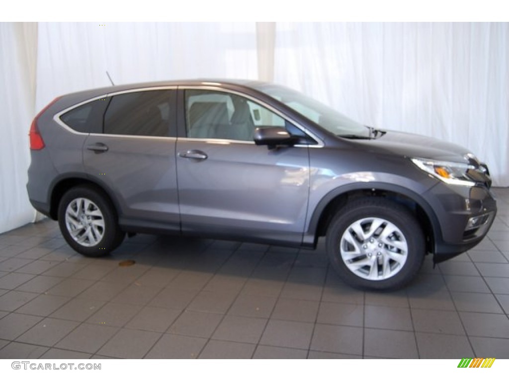 2015 CR-V EX - Modern Steel Metallic / Gray photo #5